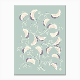 Graceful Flytrap Tango [pale green] Canvas Print