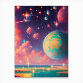 Fantasy Galaxy Ocean 5 Canvas Print