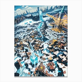 Ice City Canvas Print