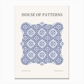 Tile Pattern Poster 62 Canvas Print