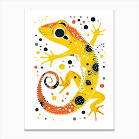 Yellow Gecko 3 Canvas Print