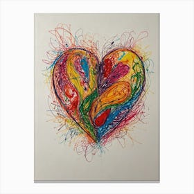 Heart Of Love 7 Canvas Print