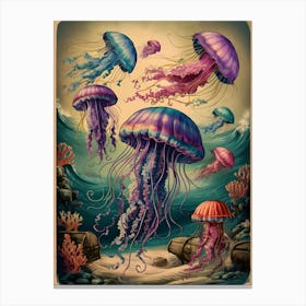 Jellyfish 1 Canvas Print