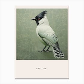 Ohara Koson Inspired Bird Painting Cardinal 3 Poster Canvas Print