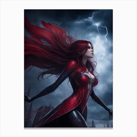 Red Haired Woman Canvas Print