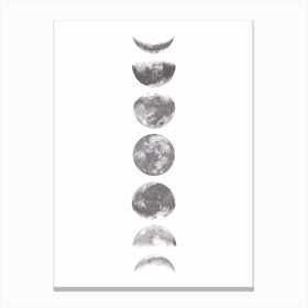 Moonphases Canvas Print