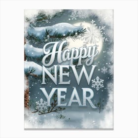 Happy New Year 3 Canvas Print