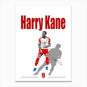 Harry Kane Minimalist Canvas Print