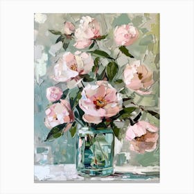 A World Of Flowers Peonies 1 Painting Canvas Print