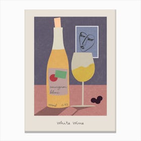 The White Wine Canvas Print