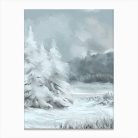 A Winter Day Canvas Print
