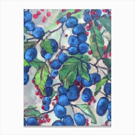 Loganberry Classic Fruit Canvas Print