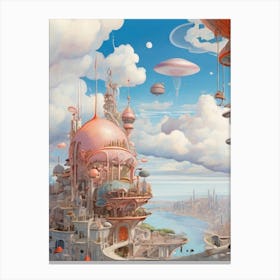 Futuristic City Canvas Print