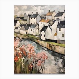 Padstow (Cornwall) Painting 3 Canvas Print