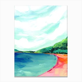 Tropical Beach Landscape Canvas Print