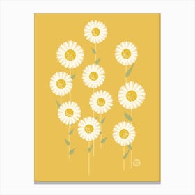 Sweet Daisies [yellow] 1 Canvas Print