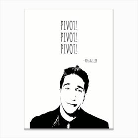 Friends TV SHOW Ross Gellar Canvas Print