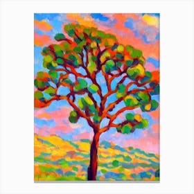 Joshua Tree tree Abstract Block Colour Canvas Print