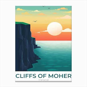 Ireland Cliffs Of Moher Travel 2 Canvas Print