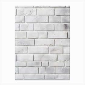 White Brick Wall 2 Canvas Print