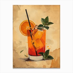 Aperol Spritz Art Print 457 Canvas Print