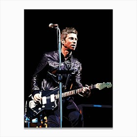 noel gallagher oasis britpop music band 1 Canvas Print