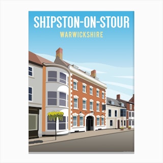 Shipston On Stour High Street Canvas Print