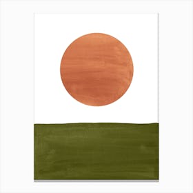 Minimalist landscape Canvas Print