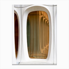 Architecture Brutalism Window Mirror Canvas Print