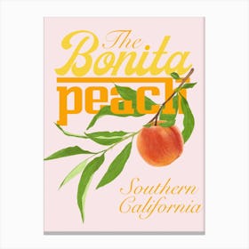 The Bonita Peach Canvas Print