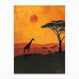 The Africa; A Boho Vibration Canvas Print