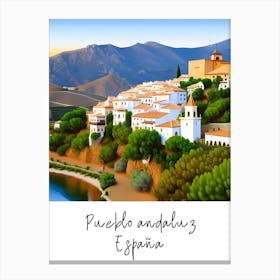 Andalusian Village, Spain 5 Canvas Print