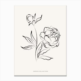 Peony Collection Canvas Print