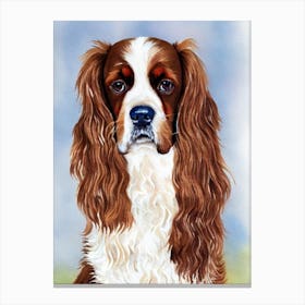 English Cocker Spaniel 3 Watercolour dog Canvas Print