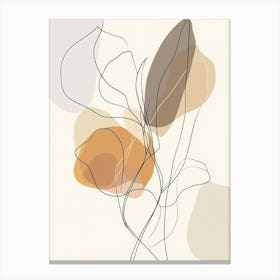 Abstract Leaves Canvas Print 5 Canvas Print