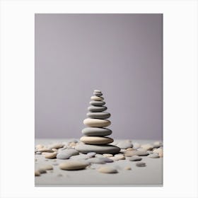 Zen pebbles Canvas Print