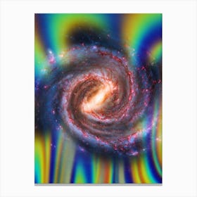 Galaxy In Space Canvas Print