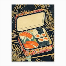 Art Deco Inspired Bento Box 1 Canvas Print