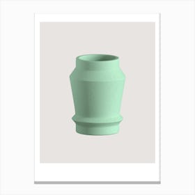 Green Vase Canvas Print