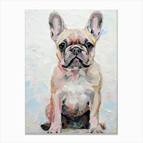French Bulldog Digital Oil Painting Pet Art Canvas Print
