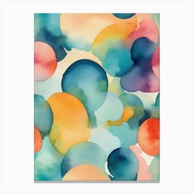 Abstract Watercolor Painting 24 Canvas Print