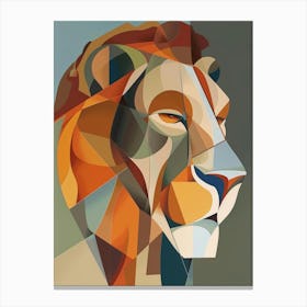 Abstract Lion 2 Canvas Print