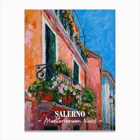 Mediterranean Views Salerno 4 Canvas Print