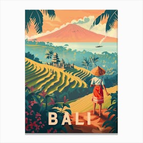 Bali Poster Canvas Print