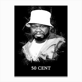 50 Cent 1 Canvas Print