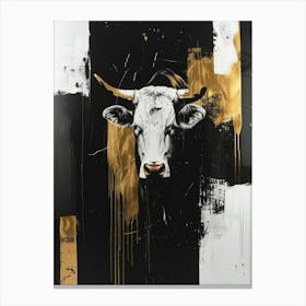 Bull Art 3 Canvas Print