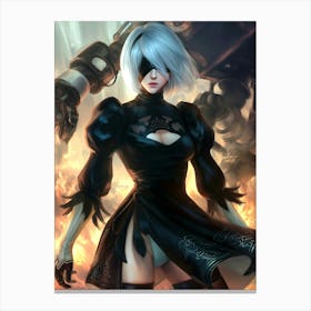 2B Nier Automata 2 Canvas Print