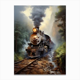 Yosemite Train Canvas Print