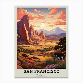 San Francisco Travel Canvas Print