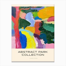 Abstract Park Collection Poster Kings Park Perth Australia 4 Canvas Print